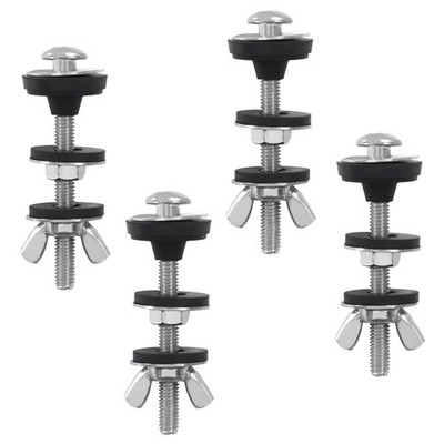 PHITUODA 4 PCS Universal Toilet Tank to Bowl Bolts Kit, Heavy Duty Toilet Tan...