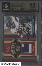 2009 Donruss Classics Sunday's Best Adrian Peterson Patch AUTO 1/5 BGS 9.5