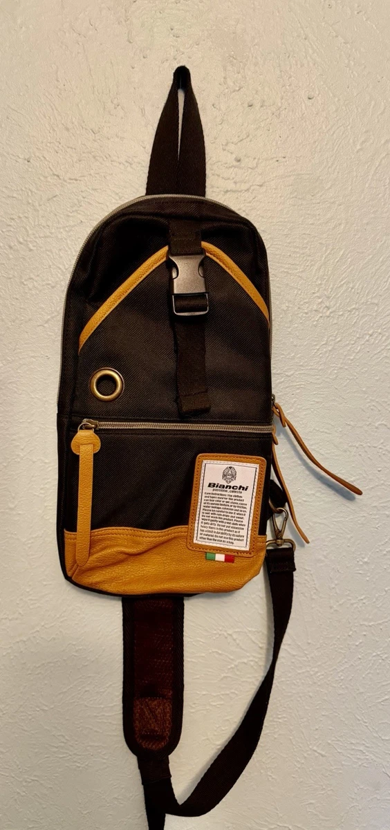 bianchi leather backpack Bianchi Men's for sale