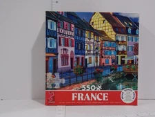 Ceaco 550 Piece Puzzle France Colorful Canal Houses Not Verified Complete