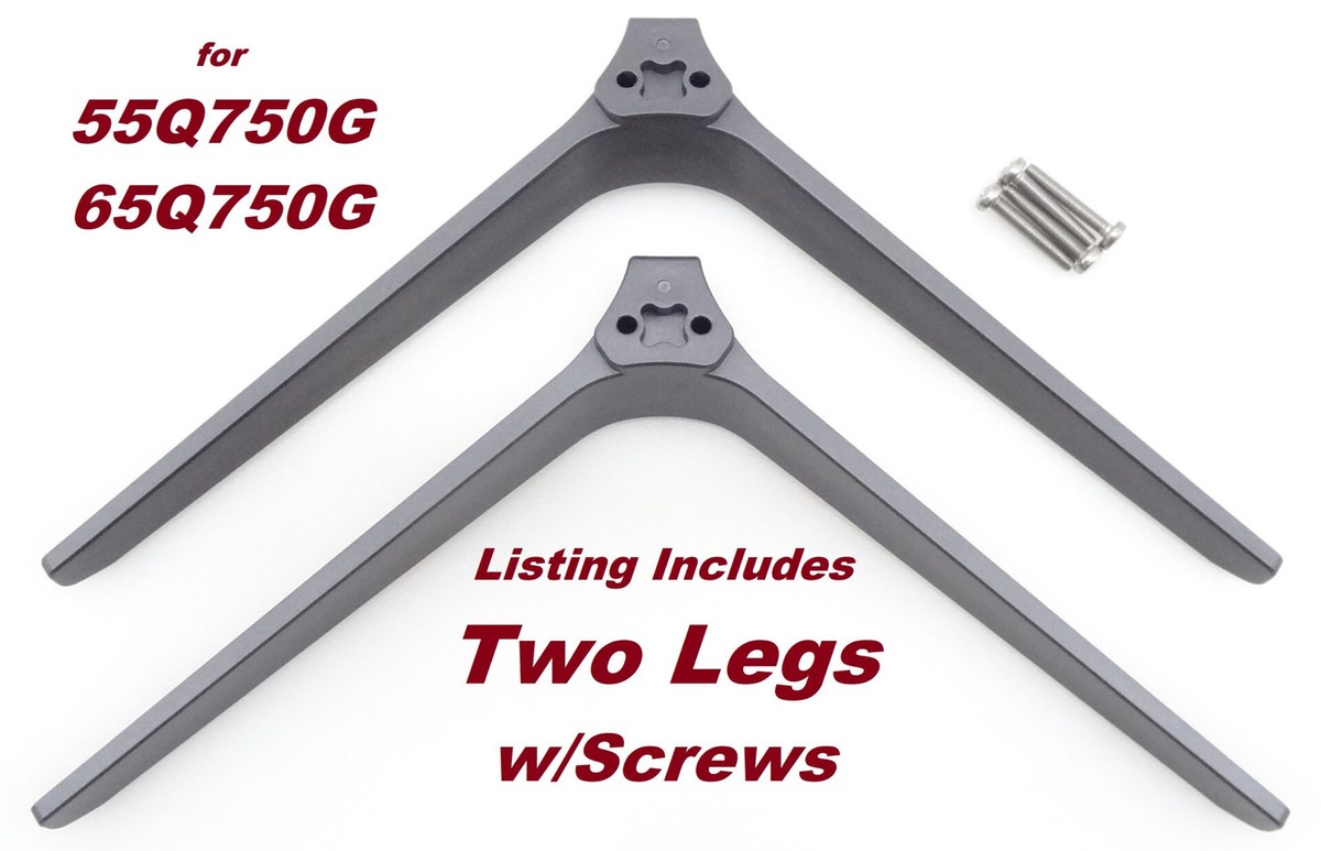 あんみつ S⑨ T⑨ 750 New TCL 55Q750G 65Q750G Stand Legs w/Screws [A01586-0 / 40105