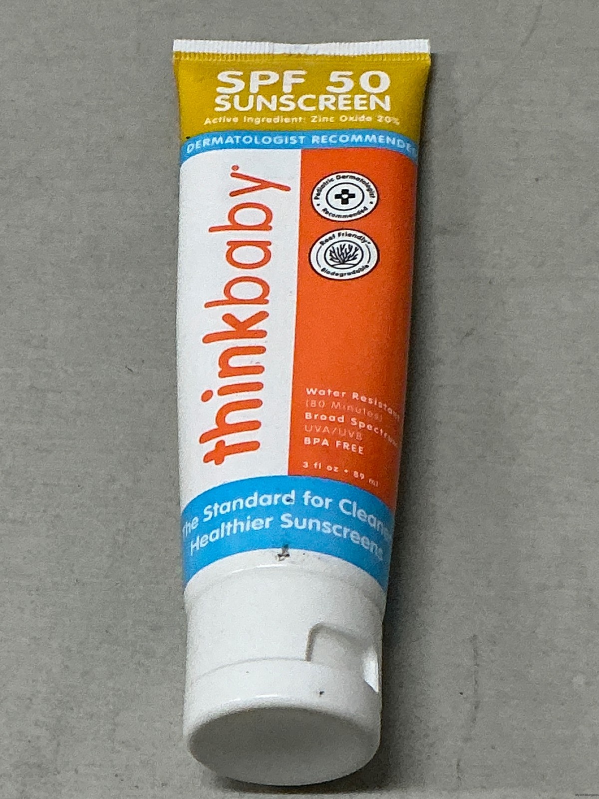 Think Thinkbaby Sunscreen SPF 50 6 fl oz 177 ml BPA-Free 20%