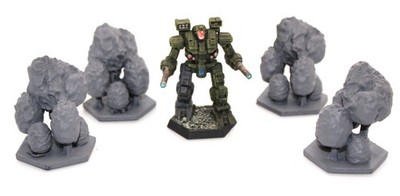 Battletech Scaled Terrain - Heavy Woods x4 - 3d Printed