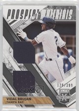 2019 Elite Extra Edition Dual Prospect Materials Black 128/399 Vidal Brujan 0xi8