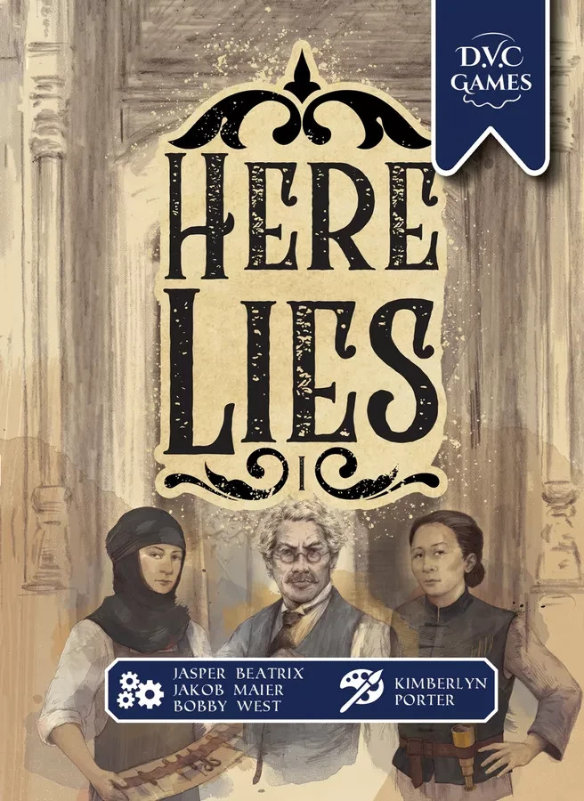 Here Lies | Board Game | Published by DVC Games (Brand New & Sealed)