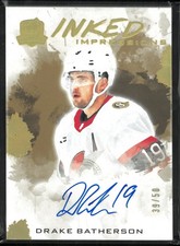 2024-25 UD The Cup Hockey Inked Impressions Auto Drake Batherson /50 (CG