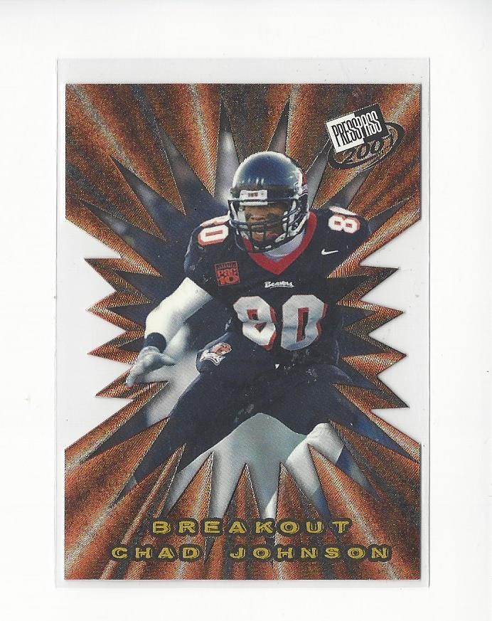 Chad Johnson Press Pass Breakout #B25 Breakout