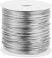 cridoz 18 Gauge Stainless Steel Wire for Jewelry Making, 1mm Baling Wire for Wra