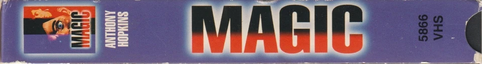 Magic VHS , 1978, Anthony Hopkins, Ann Margret, Burgess Meredith, E.J. Andre, Je - Image 2 of 4