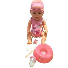 Baby Born Doll with Clean Replacement bodysuit Interactive Baby Doll