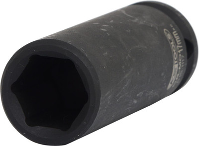 KS Tools 515.1117 1/2'' Sechskant-Kraft-Stecknuss, Lang, 17Mm