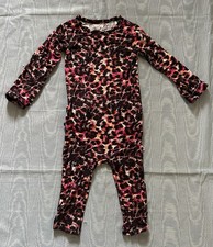 Little Bum Bums 1-piece Pajamas Toddler Girl Sz 18-24 Mo Long Sleeve Snap Crotch