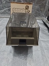 Vtg ALLSOP 3.5" Floppy Disk Plastic Storage Case, 2 Dividers 