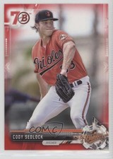 2017 Bowman Prospects Red 70th Anniversary Cody Sedlock #BP90 x9h