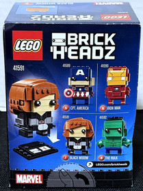 NEW SEALED! LEGO BRICKHEADZ 41591 BLACK WIDOW / MARVEL SUPER HEROES