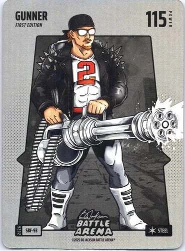 Bo Jackson Battle Arena Gunner 1st Edition Silver Battlefoil Gunnar Henderson
