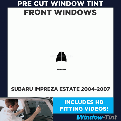 Chameleon Tint For Subaru Impreza Estate 2004-2007 Pre Cut Front Windows Legal - Picture 5 of 8