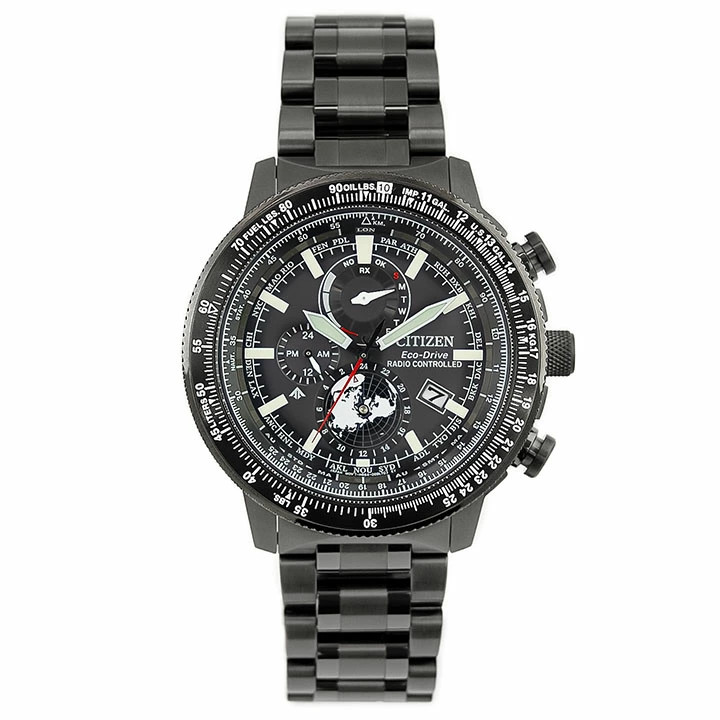 Citizen Promaster Geo Trekker Sapphire Crystal World Time Watch BY3005-56G