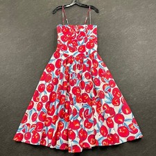 FARM RIO Sleeveless Sweetheart Midi Dress Women's Size L