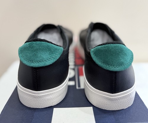 Tommy Hilfiger Jeans Leather Vulc TJM Black Shoes Mens Size US 11.5 (EUR45) ✅ - Picture 7 of 9