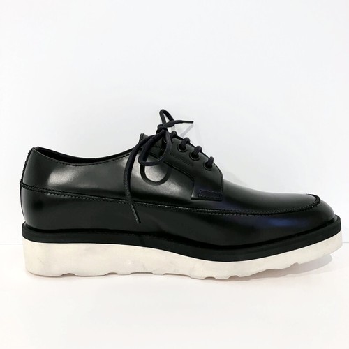 OAMC P353689 4 Side Panels White Black Leather Oxfords Shoes - Men's Size 7 BNIB - Picture 3 of 12