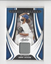 2022 Absolute Rookie Threads Retail Andre Jackson JERSEY Dodgers