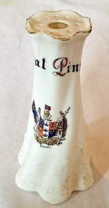 Antique NEW ZEALAND Hatpin Hat Pin Holder Timaru Souvenir Tourist Art Duncan