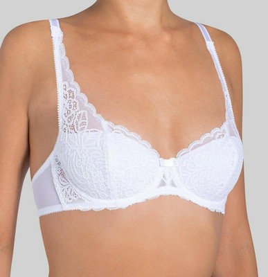 Tags Bra Ladies Triumph Amourette 300 W Wired Unpadded Bra White 34 B New Boxed