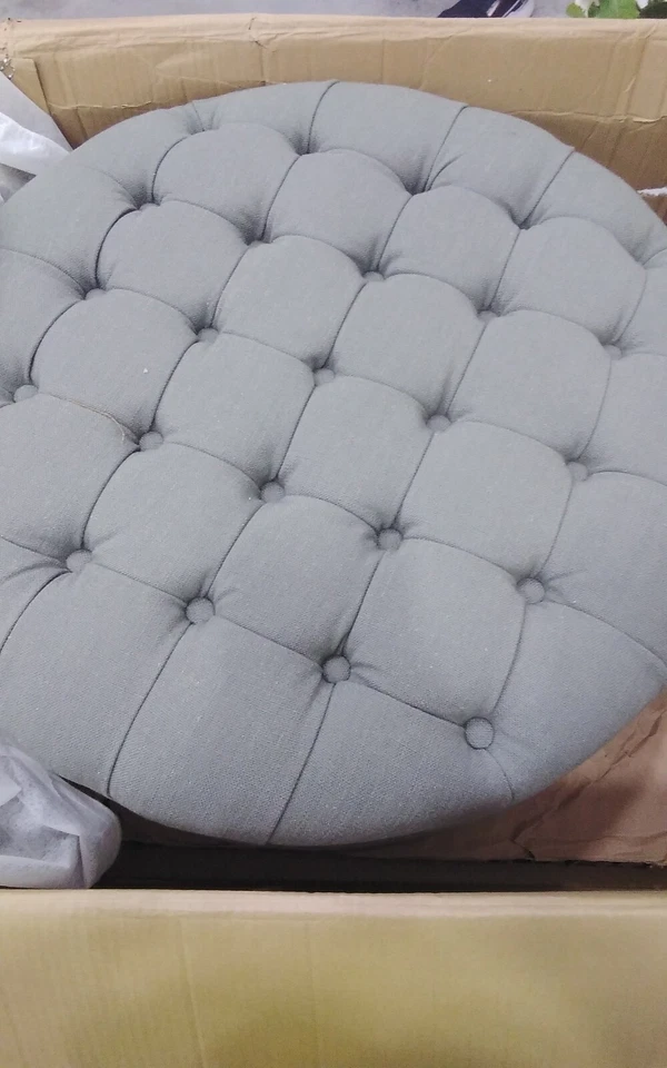 Safavieh Tufted Round Ottoman, Reduced Price 2172708037 MCR4601D - Image 3 of 4