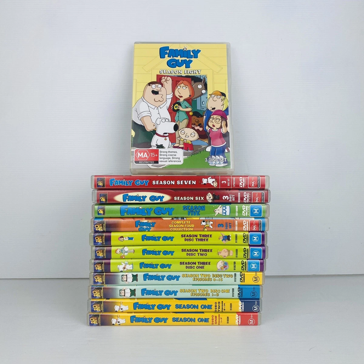 Family Guy Seasons 1 8 DVD Show Bundle eBay