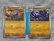 Pokemon TCG Paradox Rift GLIGAR 91/182 + GLISCOR 92/182