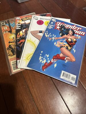 Lot Of 4 Wonder Woman DC Comics Issues 298 3 5 Michael Allred Solo 2006 2007