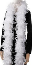 White Feather Boa Dance Do Fancy Dress Costume Hen Easter Party Stag Accessory