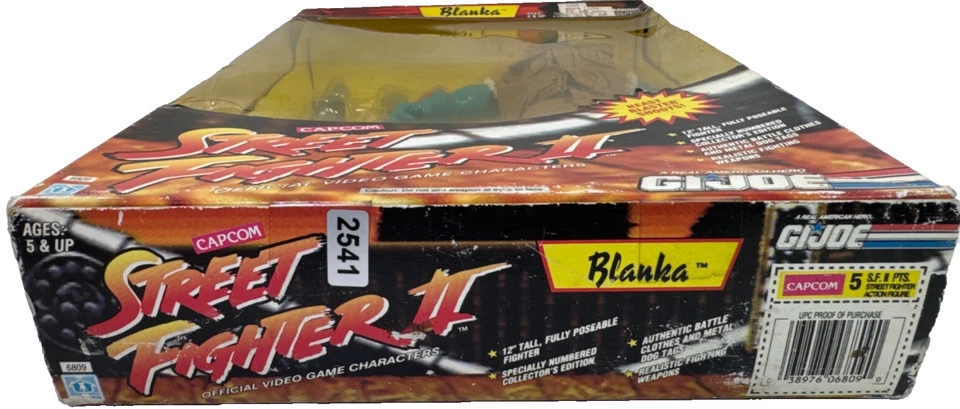 GI Joe Street Fighter II Blanka 12" Figure 1993 Hasbro NIB Beast Blaster Capcom - Image 2 of 4