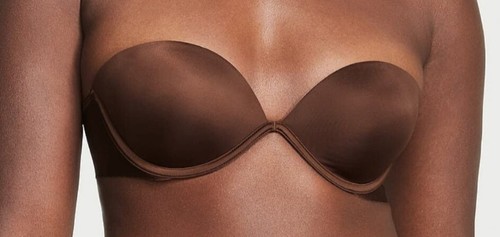 Victoria's Secret Bare Every-Way Strapless Bra w/Straps 38D Brown NEW! - Picture 2 of 9