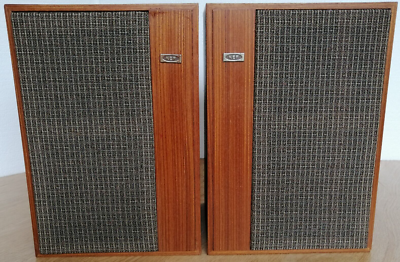 vtg 1968 Kef Cresta 2 way speakers T27 A6340 + B110 A6362 similar 