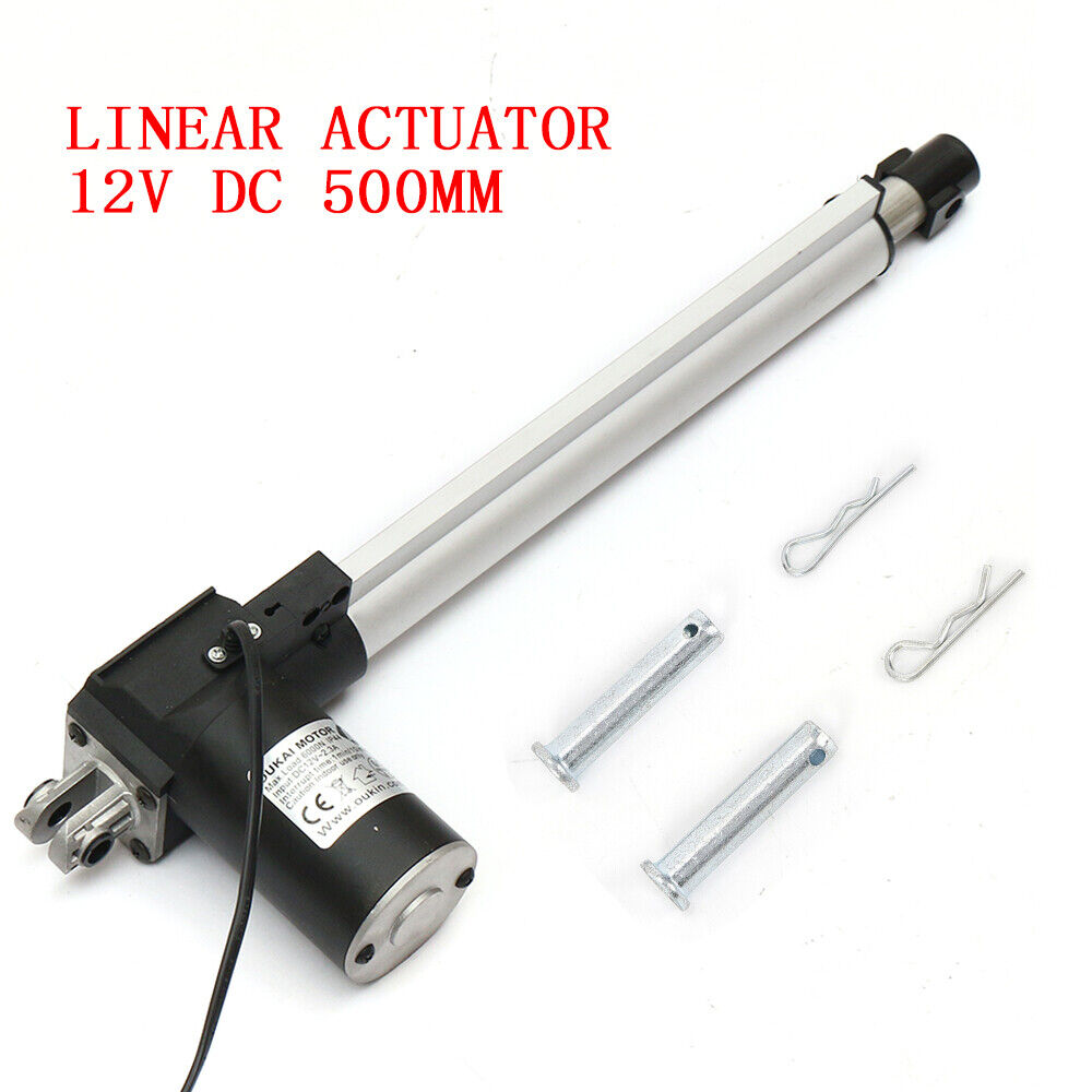 20" Heavy Duty Linear Actuator 12V Electric Motor Max Lift 6000N Water-proof New