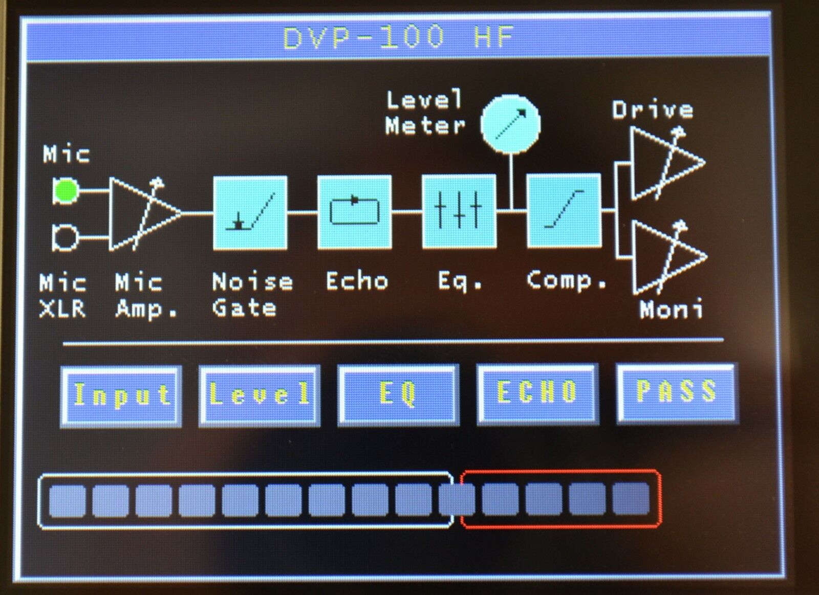 10 Band Full Digital Sound EQ for ICOM RJ-45 Noise Gate Echo Roger Comp XLR  IC-