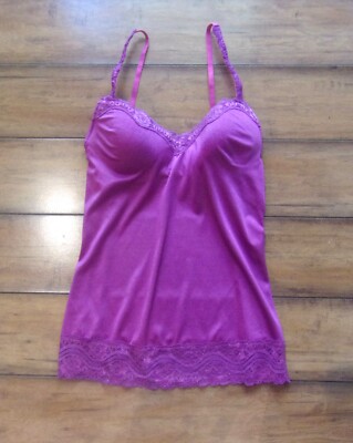 AMBRIELLE ~ Size M ~ VINTAGE Y2K! UNDERWIRE Padded PUSH-UP Compression Top a22