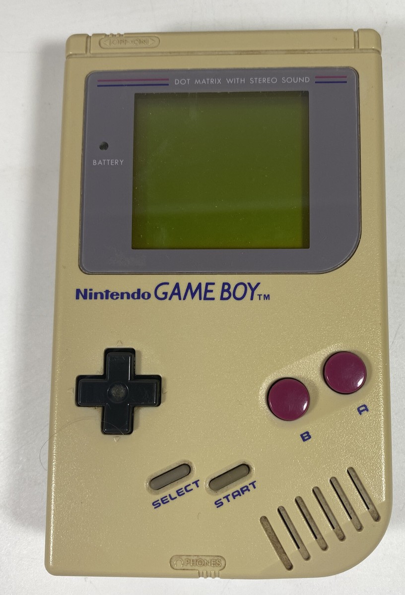 1989 Original Nintendo GameBoy System With 2 Games Tetris 