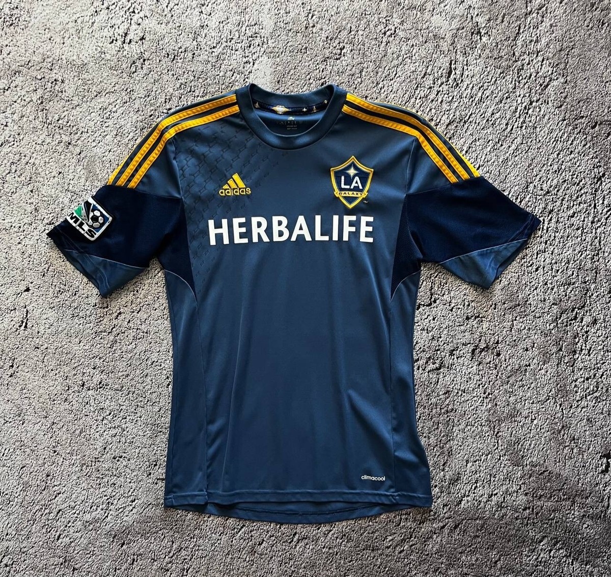 LA Los Angeles Galaxy Adidas 2013-2014 Away Soccer Jersey Size S