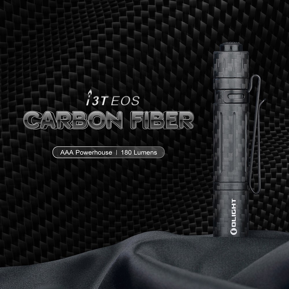 オ*ル様 【希少】Olight I3T EOS カーボンファイバー - 新品・未 OLight i3T EOS カーボンファイバー キーチェーン LED 懐中電灯