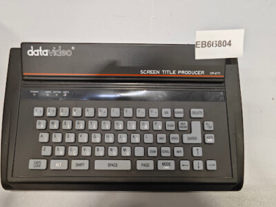 Datavideo VP-271 Bildschirm Titel Produzent - Gebraucht, Aktiv, Kein Zubehör