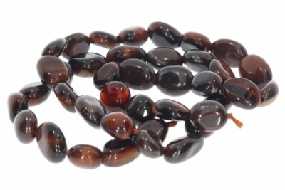 0.38 lfm (38,55   */ 1 lfm) Tigerauge rot Edelstein Strang Nugget Schmuckherstel