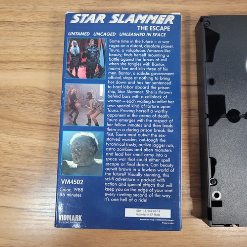STAR SLAMMER THE ESCAPE VHS VIDMARK 1988 ANGESEHEN SELTEN OOP HTF - Bild 5 von 8
