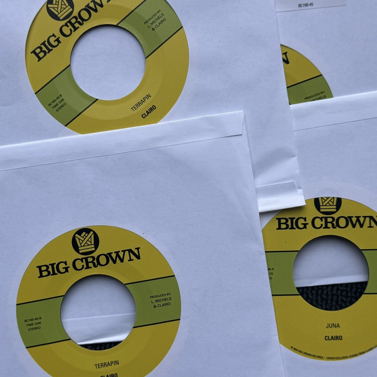 CLAIRO JUNA b/w TERRAPIN BIG CROWN レコード