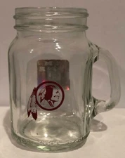 Washington Redskins Boelter NFL Mason Jar Series 4oz Shot Glass