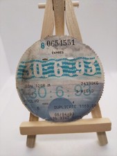 DUPLICATE Volvo HGV Lorry LVLO 1993 Original Old Road Car Cars Tax Disc Rare 