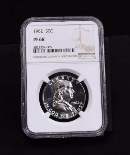 1962 Franklin Half Dollar - NGC PF68 (#56284-L)