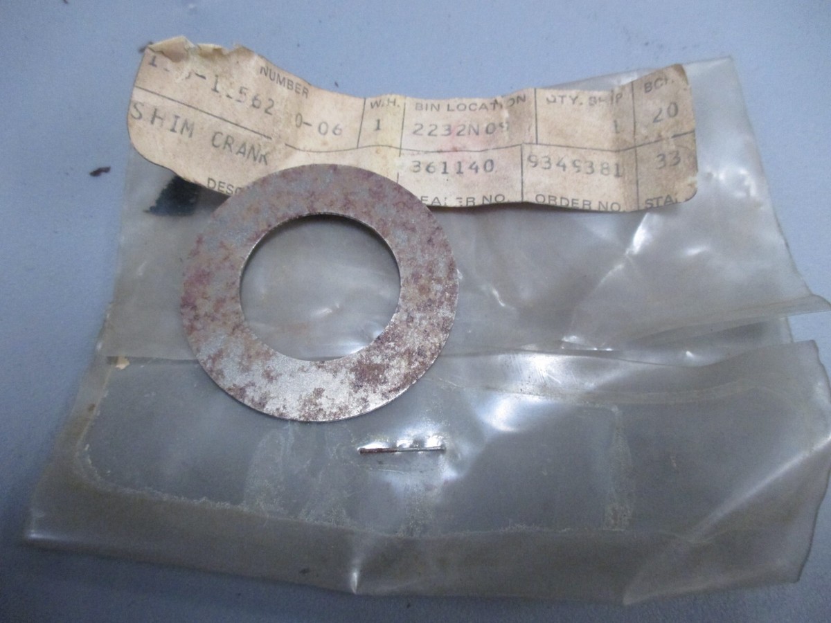 NOS Yamaha OEM 25-44-0.6 Crank Shim 1969-1970 DS6 156-11562-00-06